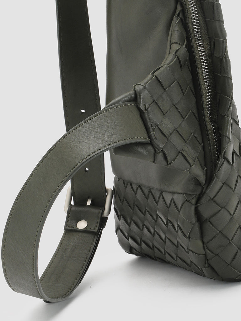 ARMOR 05 - Green Leather backpack