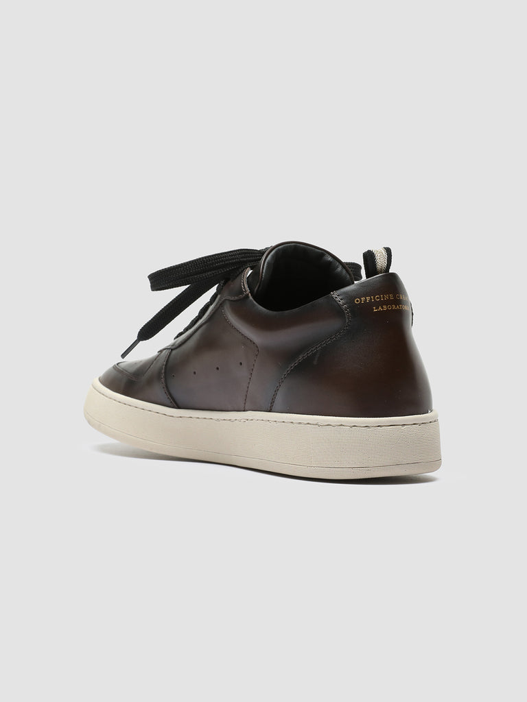 ASSET 001 - Brown Leather Low Top Sneakers men Officine Creative - 4