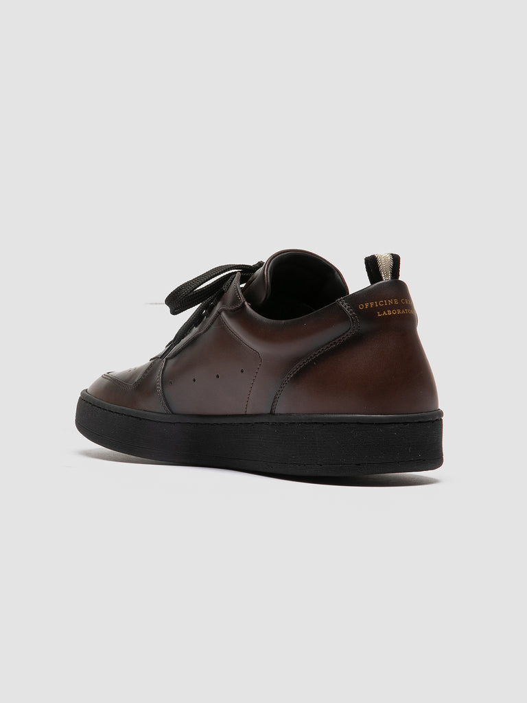 ASSET 001 - Brown Leather Low Top Sneakers men Officine Creative - 4