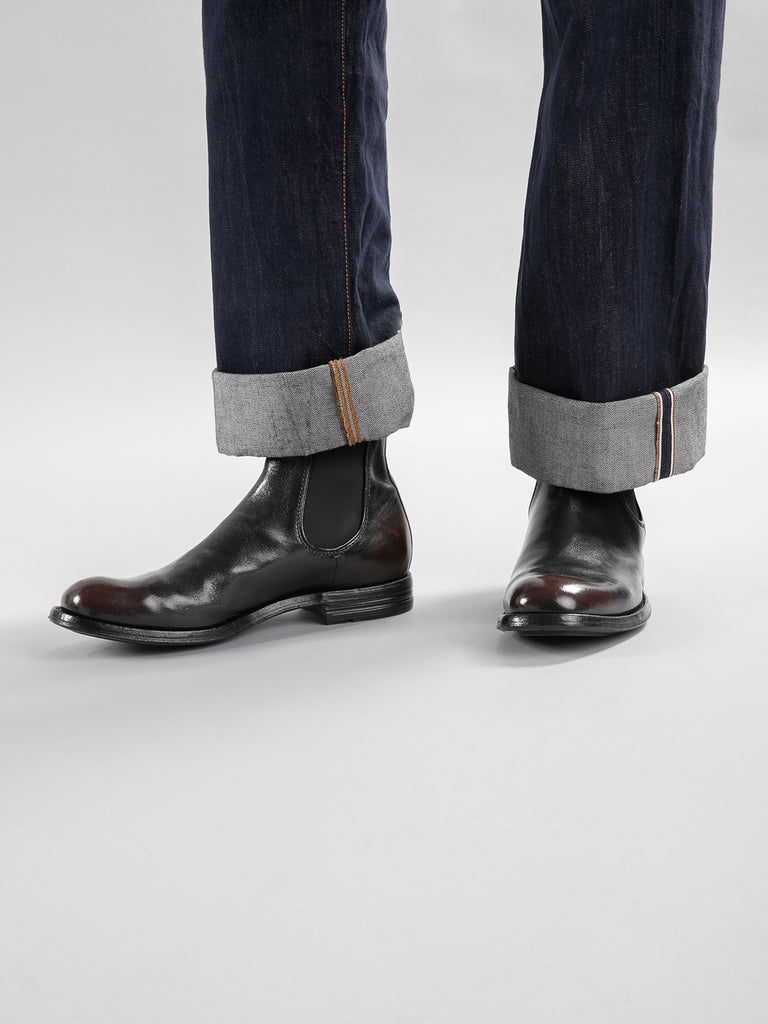 BALANCE 008 - Black Leather Chelsea Boots Men Officine Creative - 7