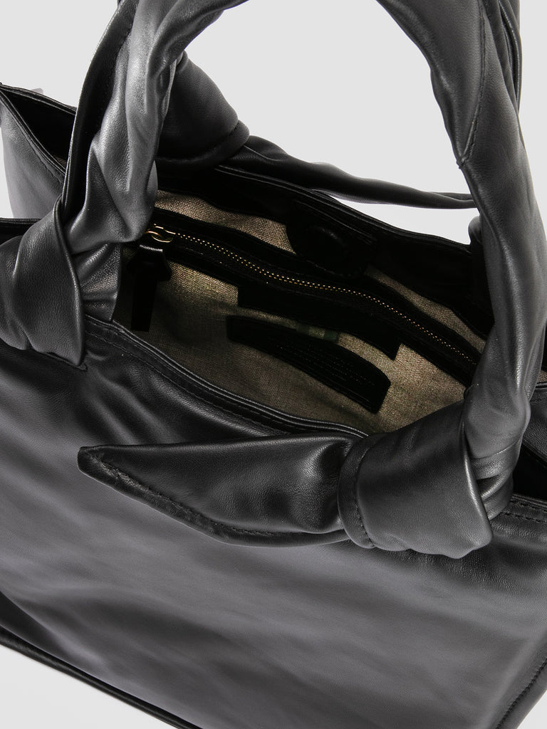 BOLINA 035 - Black Leather Bag