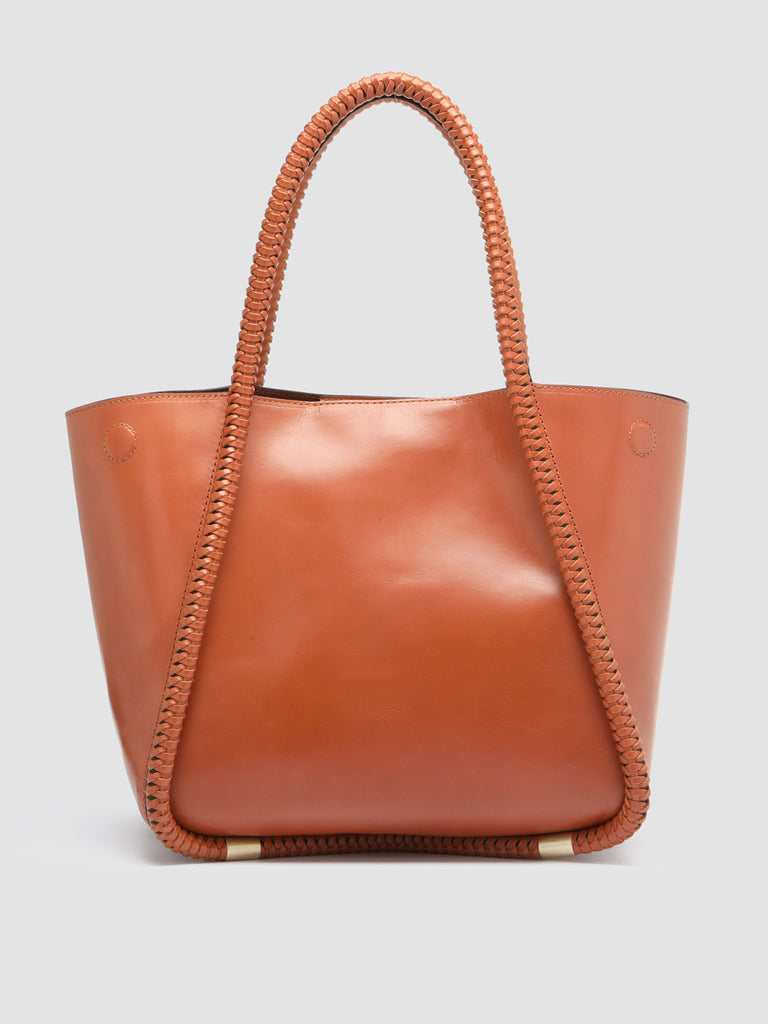 CABALA 102 - Brown Leather Tote Bag
