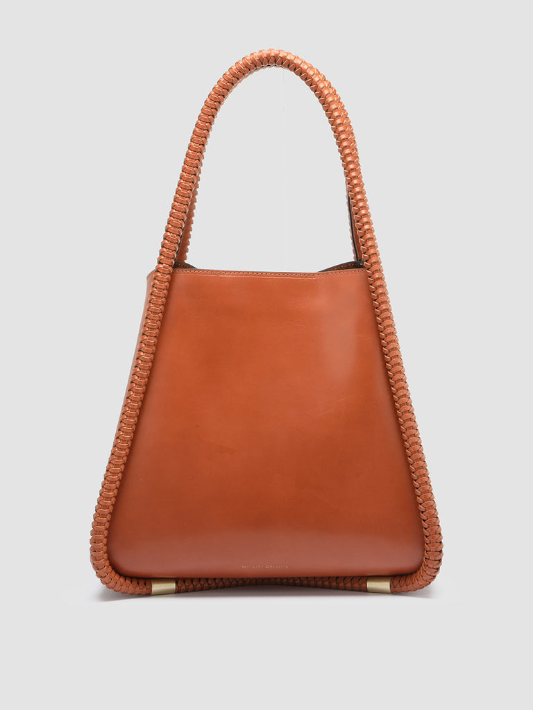CABALA 102 - Brown Leather Tote Bag  Officine Creative - 4