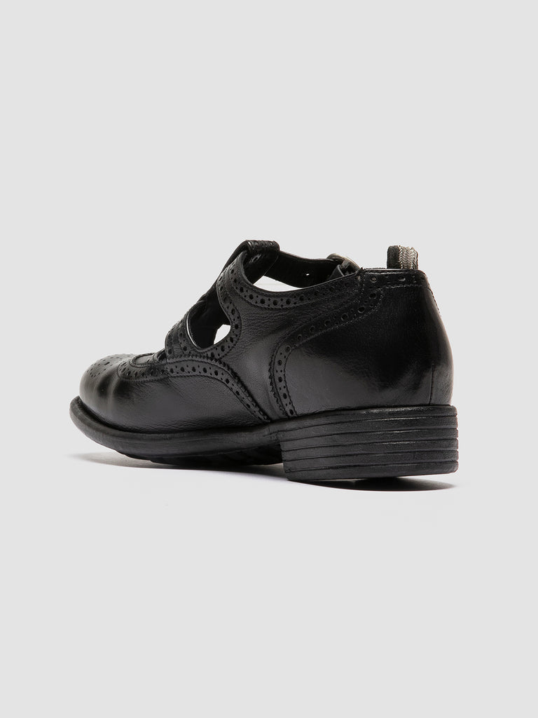 CALIXTE 056 - Black Leather Maryjane Loafers women Officine Creative - 4