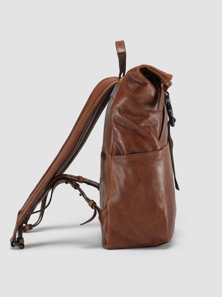 EQUIPAGE 001 - Brown Leather Backpack  Officine Creative - 3
