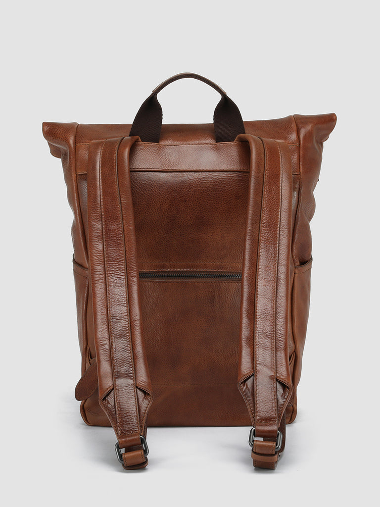 EQUIPAGE 001 - Brown Leather Backpack  Officine Creative - 4