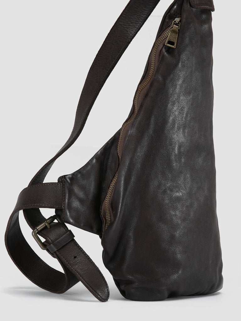 HELMET 30 - Brown Leather Backpack  Officine Creative - 6