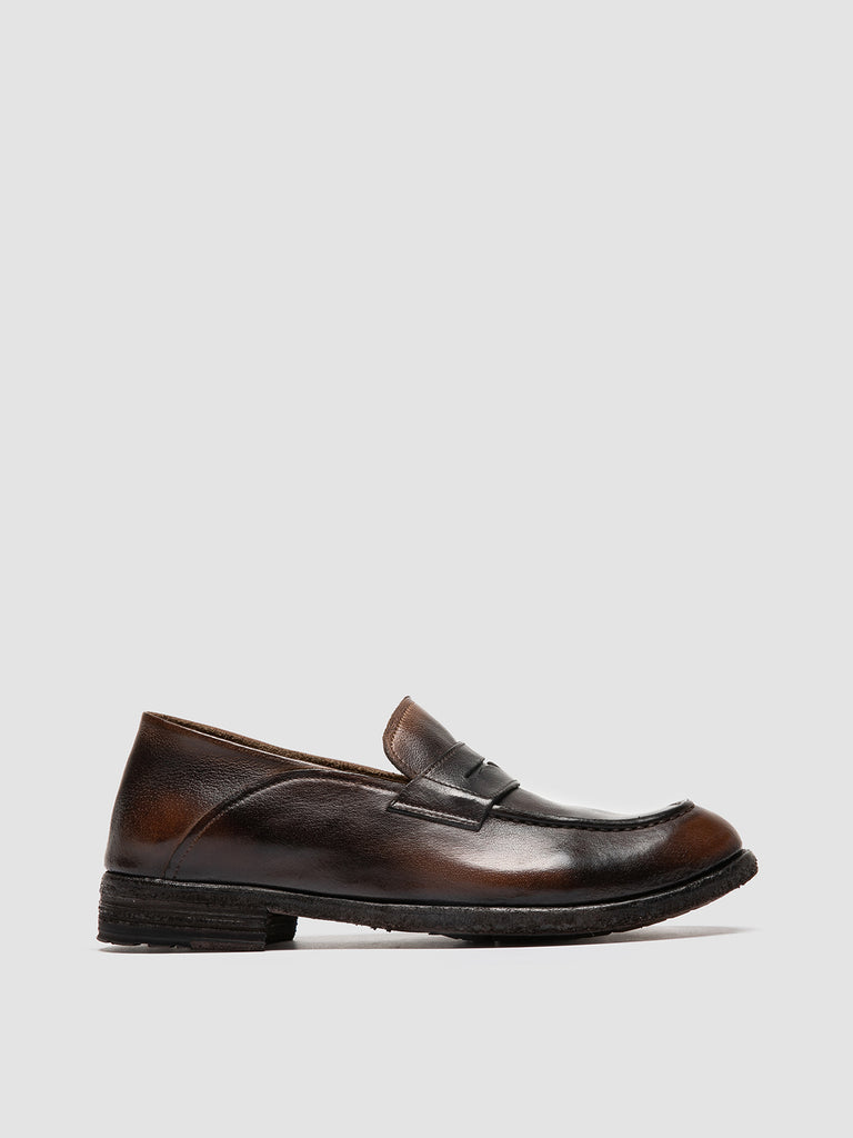 LEXIKON 140 - Brown Leather Penny Loafers
