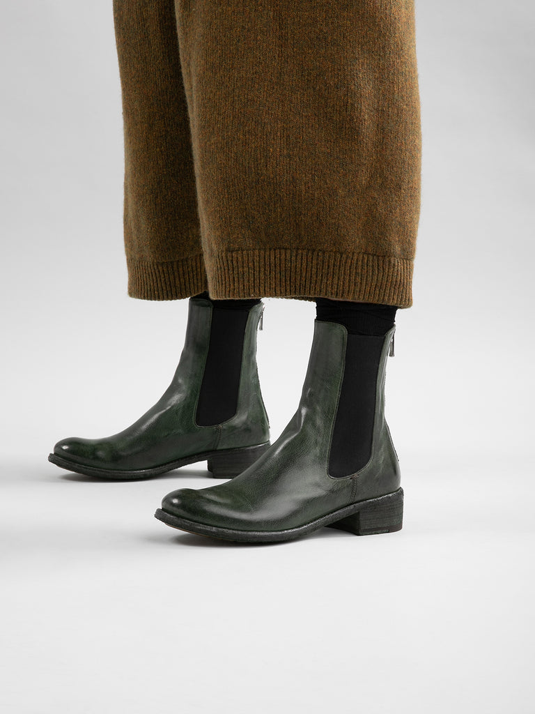 LISON 017 - Black Leather Chelsea Boots Women Officine Creative - 1