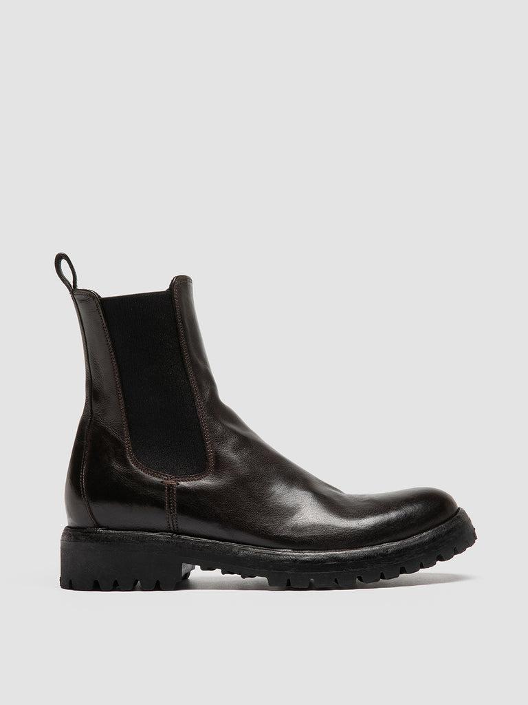 LORAINE 004 - Brown Leather Chelsea Boots