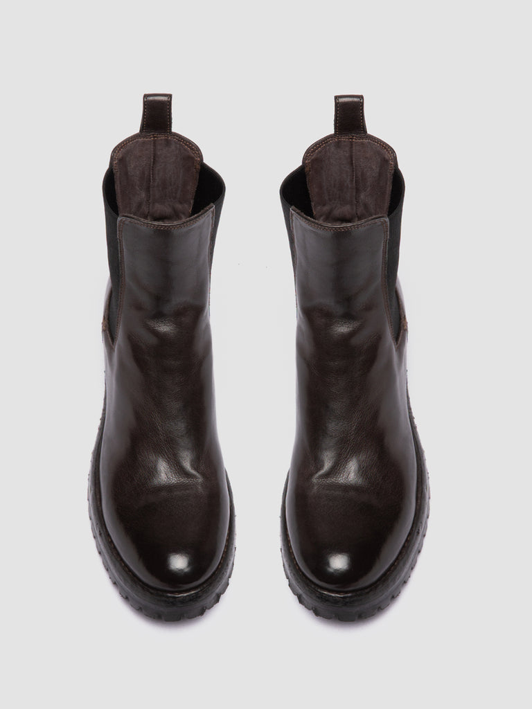 LORAINE 004 - Brown Leather Chelsea Boots