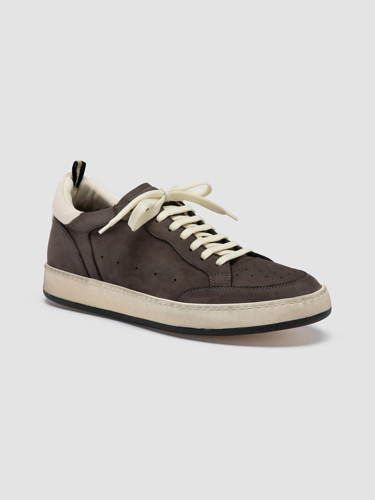 MAGIC 002 - Grey Leather and Suede Low Top Sneakers men Officine Creative - 3
