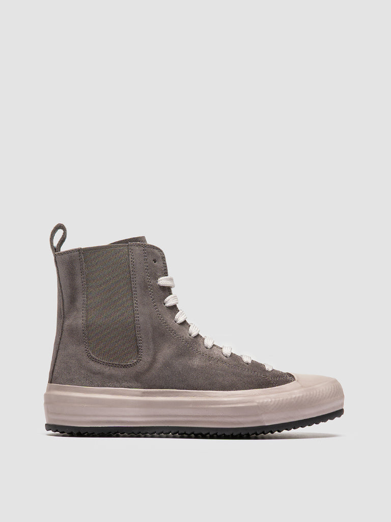 MES 106 - Grey Suede Chelsea Sneakers