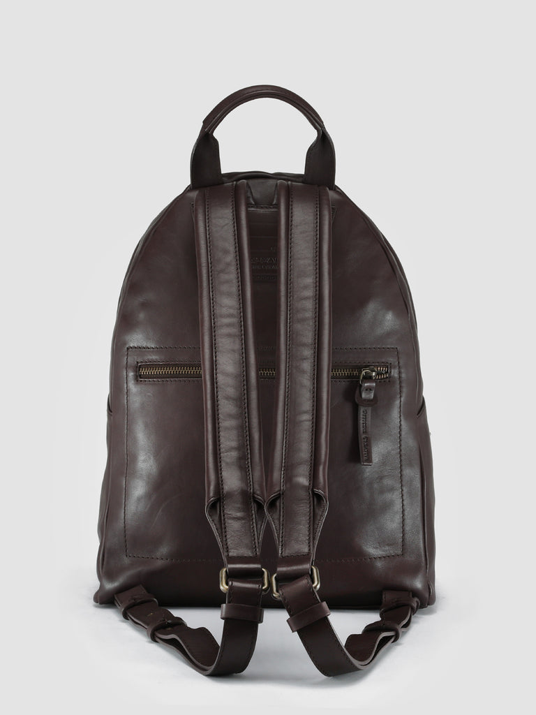 MINI PACK - Brown Nappa Leather Backpack  Officine Creative - 4