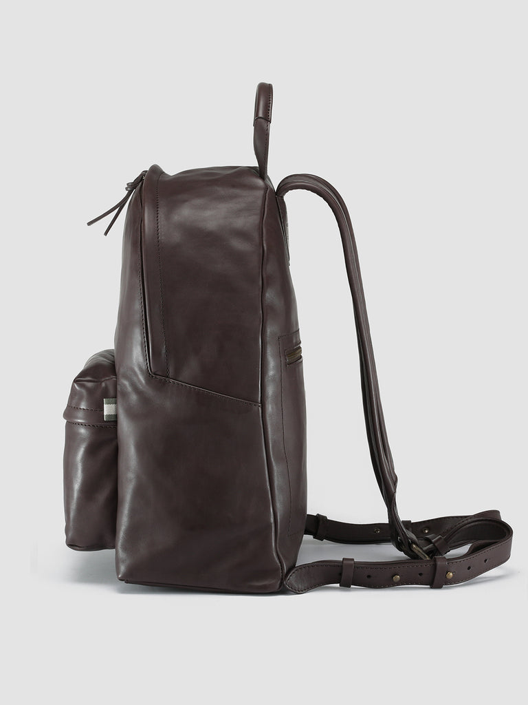 MINI PACK - Brown Nappa Leather Backpack  Officine Creative - 5
