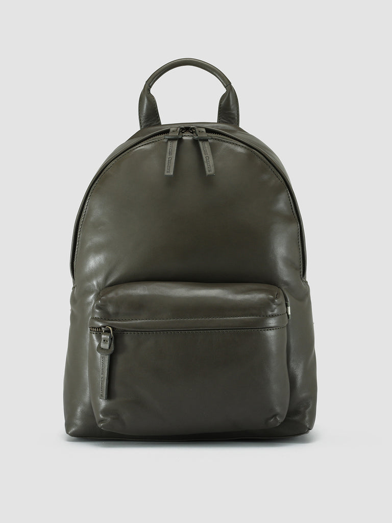 MINI PACK - Green Leather Backpack  Officine Creative - 1