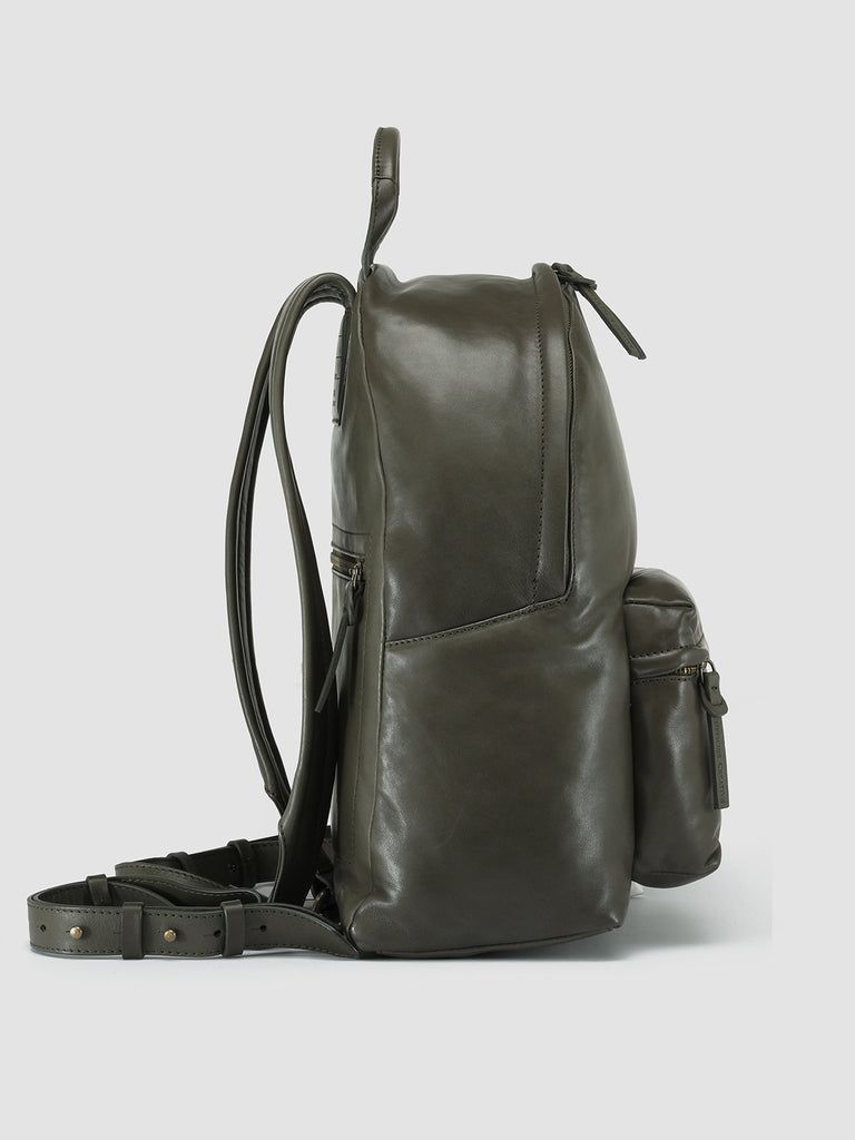 MINI PACK - Green Leather Backpack  Officine Creative - 3