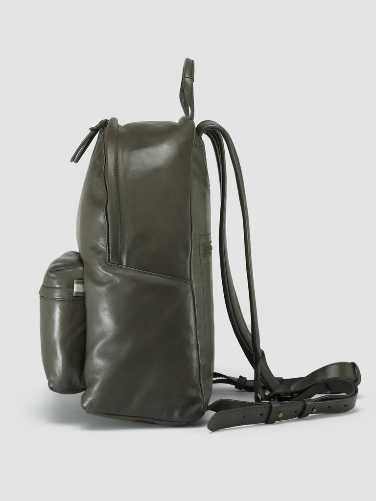 MINI PACK - Green Leather Backpack  Officine Creative - 5