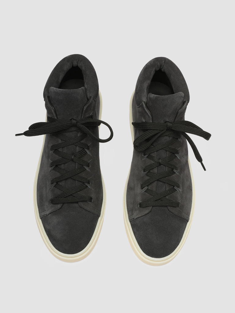 MUSKRAT 010 - Black Suede Slip On Sneakers