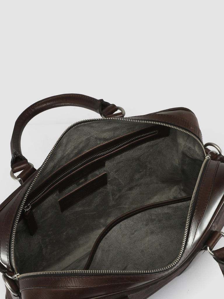 QUENTIN 010 - Brown Suede and Leather Bag  Officine Creative - 7