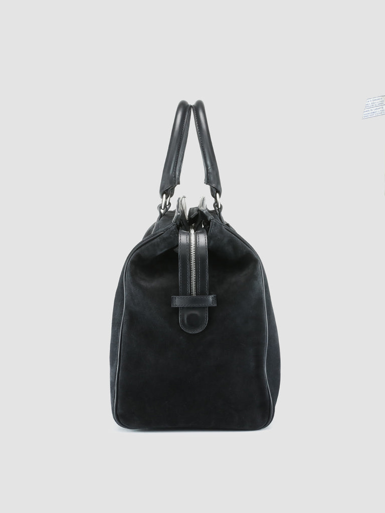 QUENTIN 009 - Black Suede and Leather Bag  Officine Creative - 3