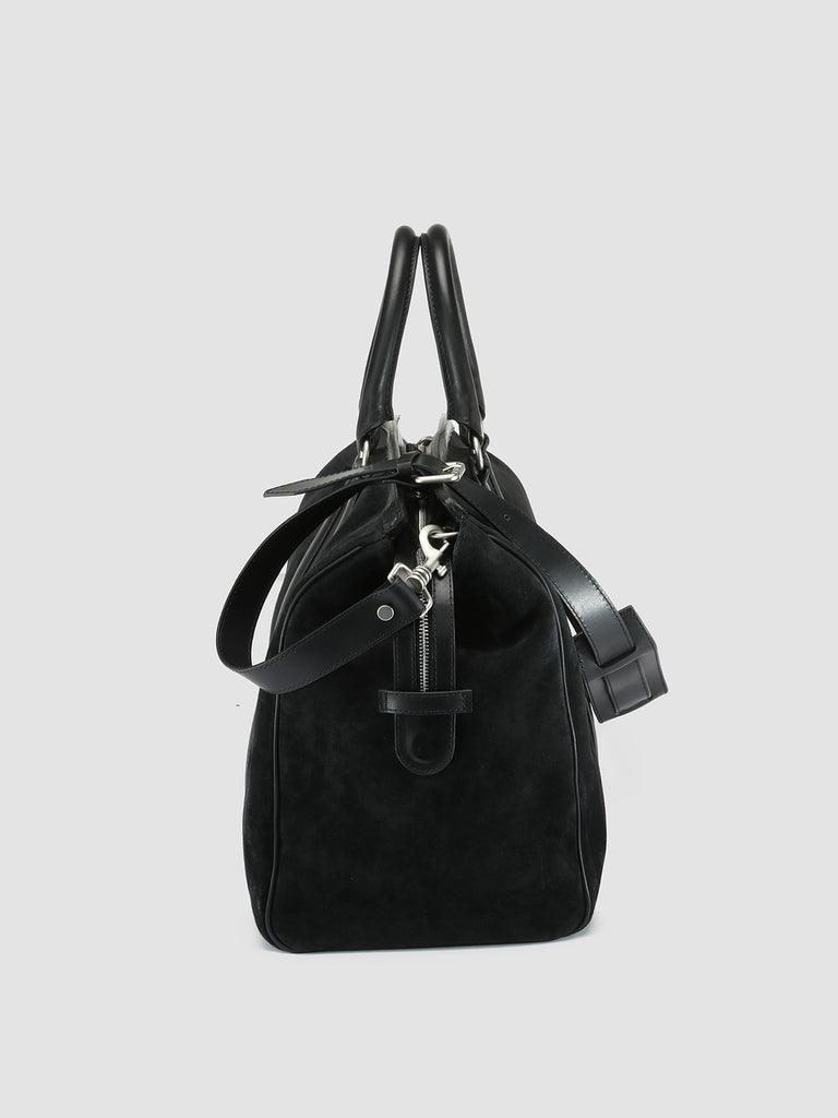 QUENTIN 009 - Black Suede and Leather Bag  Officine Creative - 5