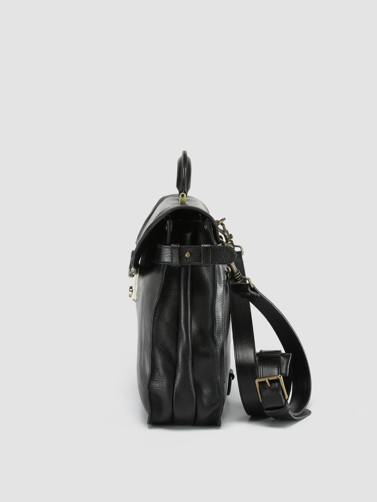 RARE 036 - Black Leather Briefcase  Officine Creative - 5