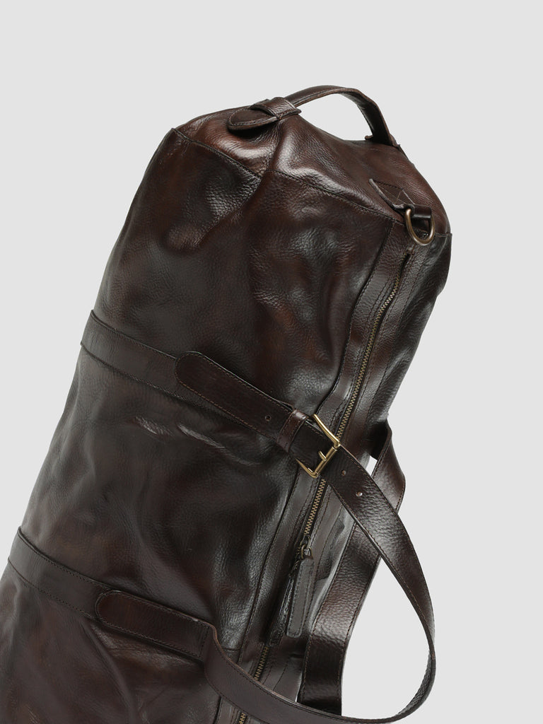RARE 038 - Brown Leather Travel Bag