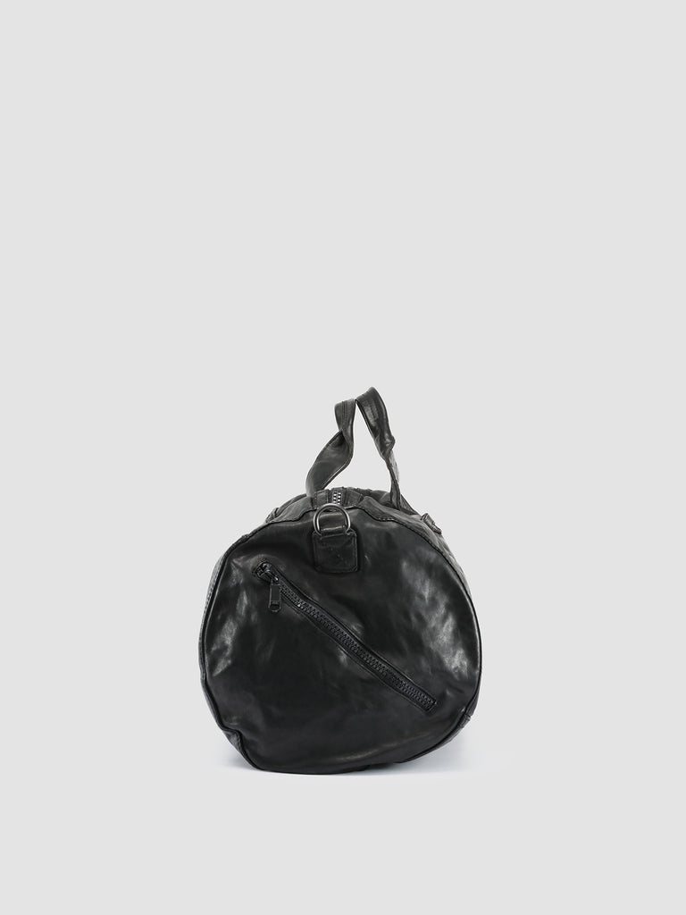 RECRUIT 007 - Black Leather Travel Bag  Officine Creative - 3
