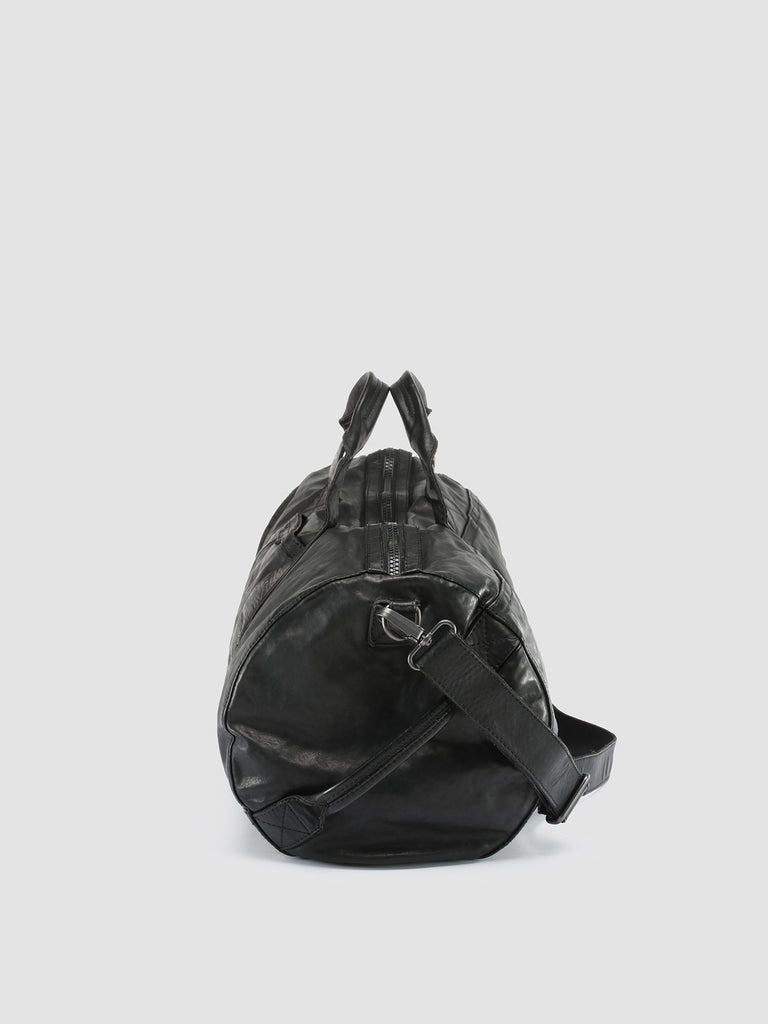 RECRUIT 007 - Black Leather Travel Bag  Officine Creative - 5