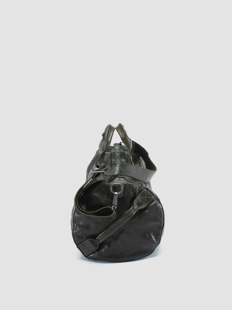 RECRUIT 007 - Green Leather Travel Bag  Officine Creative - 5