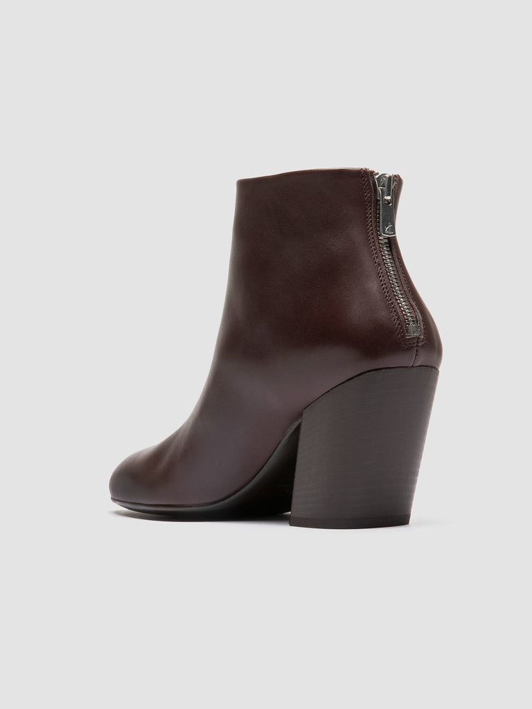 SEVRE 003 - Burgundy Leather Zip Boots women Officine Creative - 4
