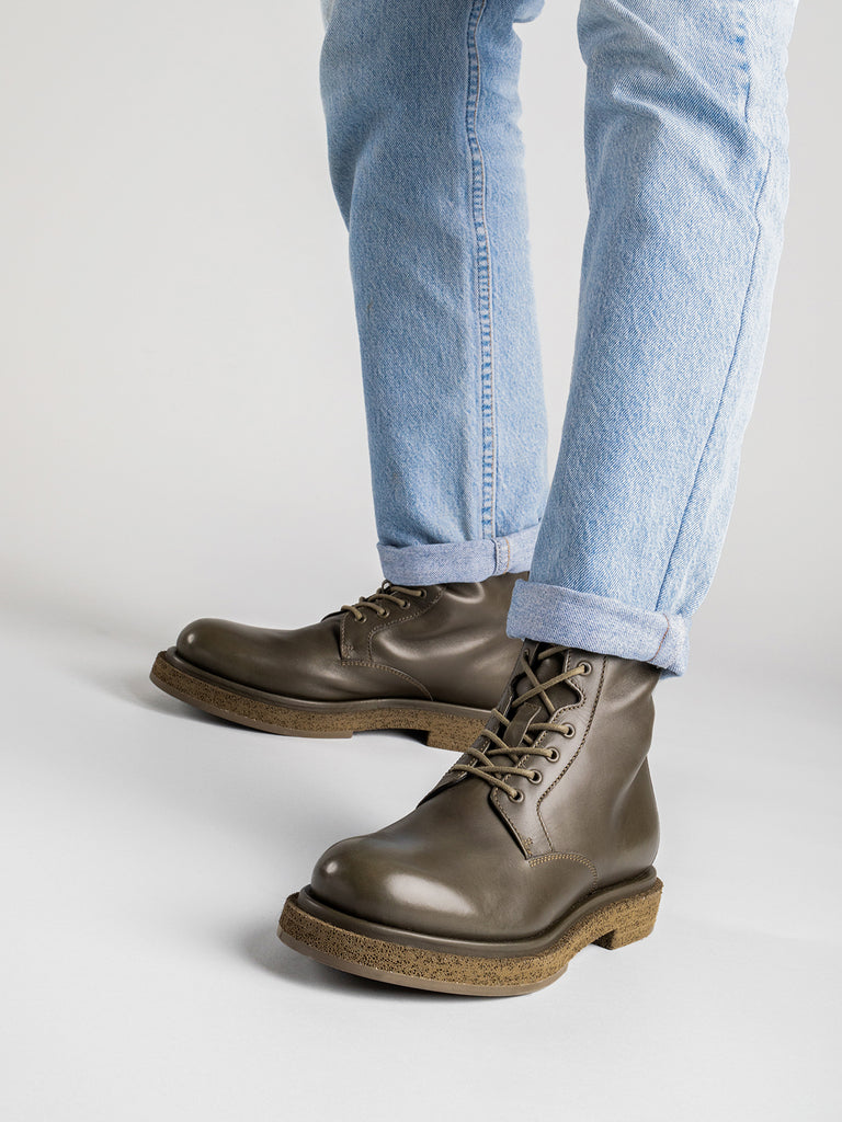 TONAL 002 - Black Leather Ankle Boots Men Officine Creative - 6
