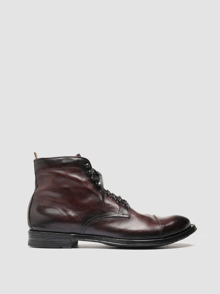 Officine Creative Anatomia 13 Dark Brown Leather Ankle Boots