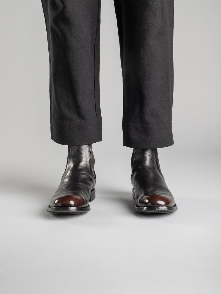 BALANCE 008 - Black Leather Chelsea Boots Men Officine Creative - 6