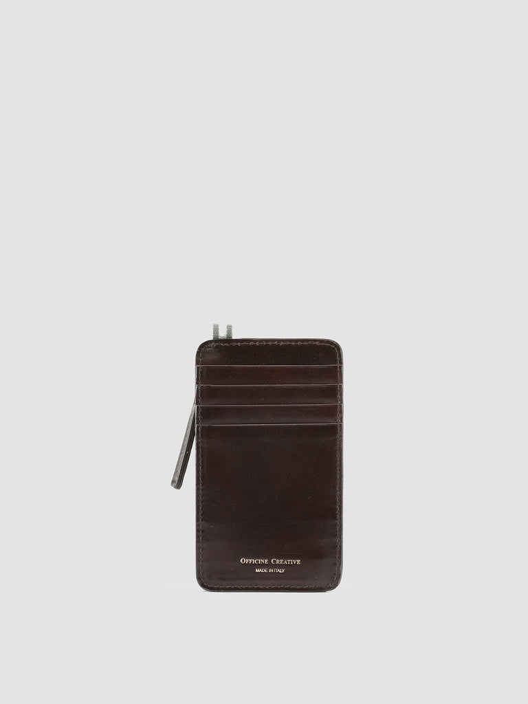 BERGE’ 03 - Brown Leather Card Holder  Officine Creative - 1