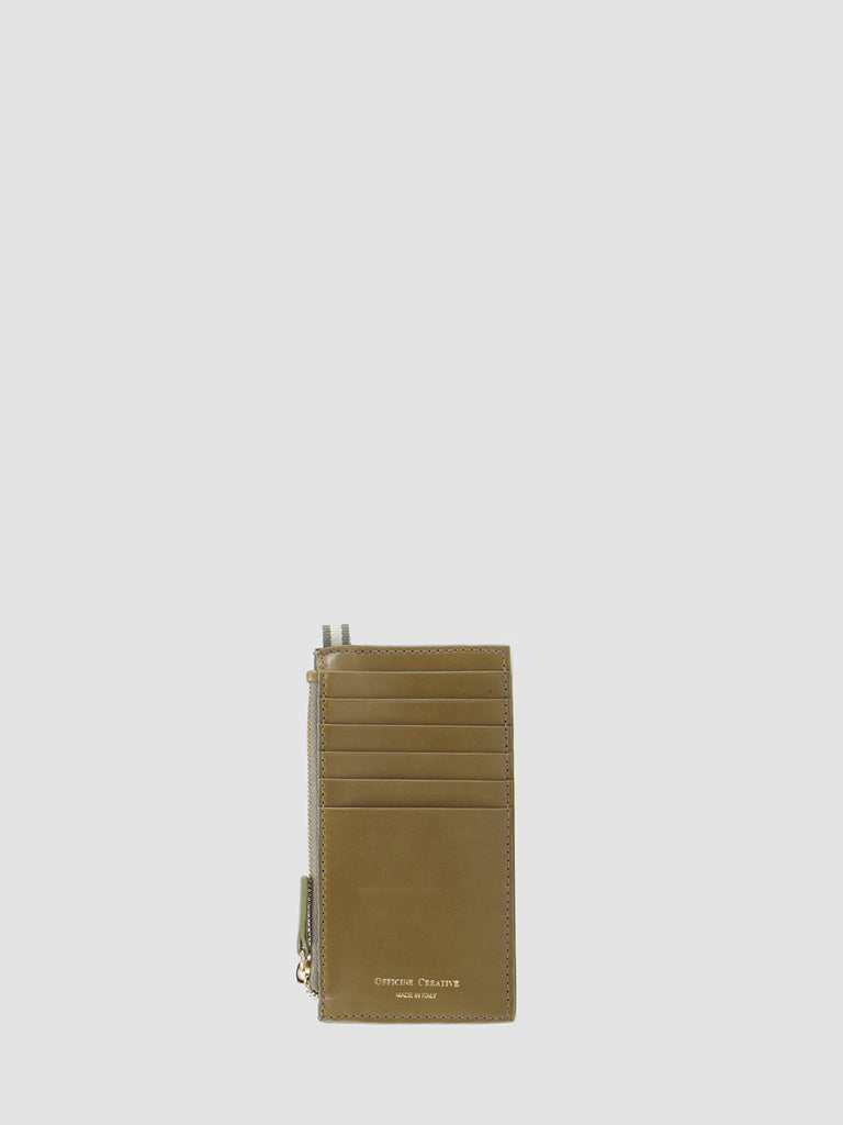 BOUDIN 18 - Green Leather card holder