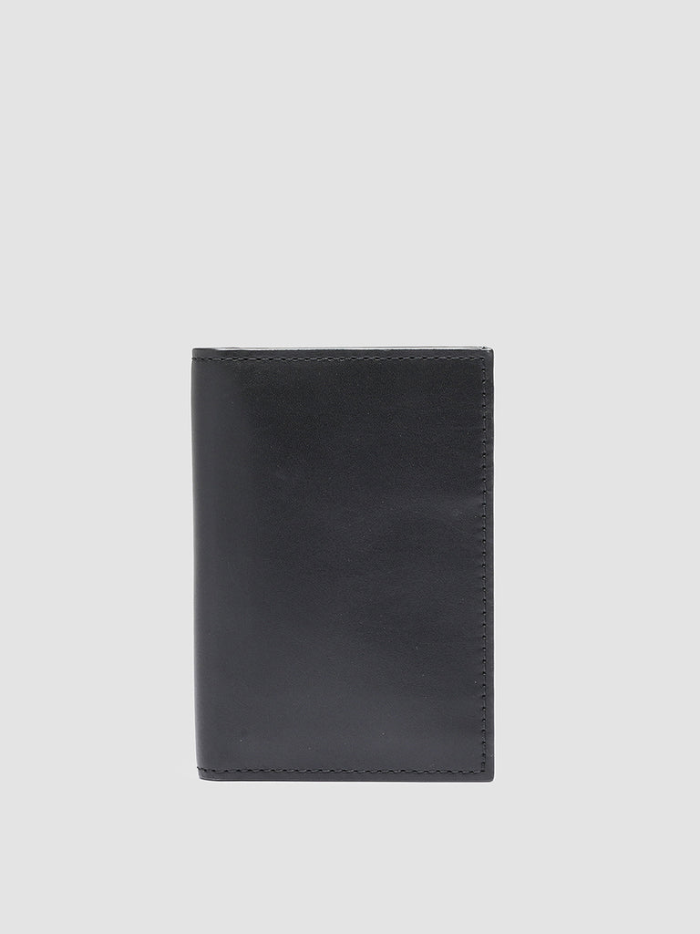 BOUDIN 24 - Black Leather bifold wallet  Officine Creative - 1