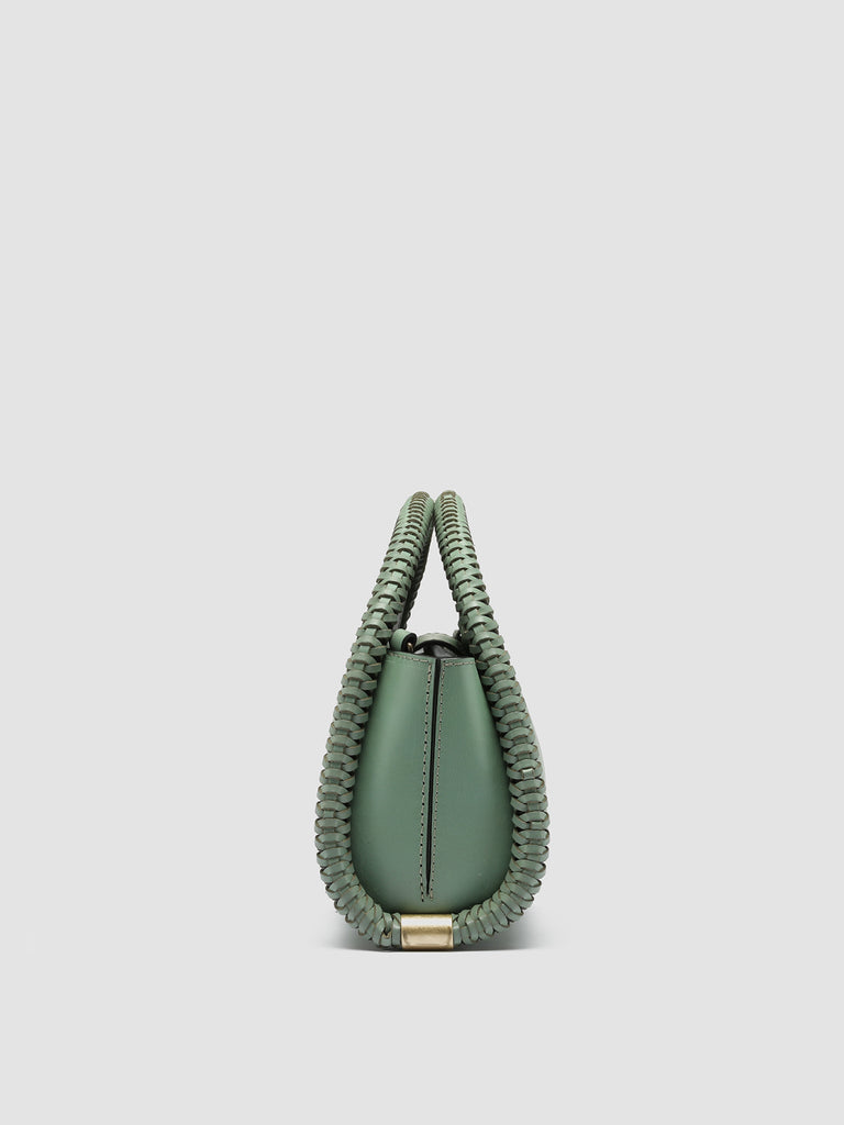 CABALA 103 - Green Leather Clutch Bag  Officine Creative - 5