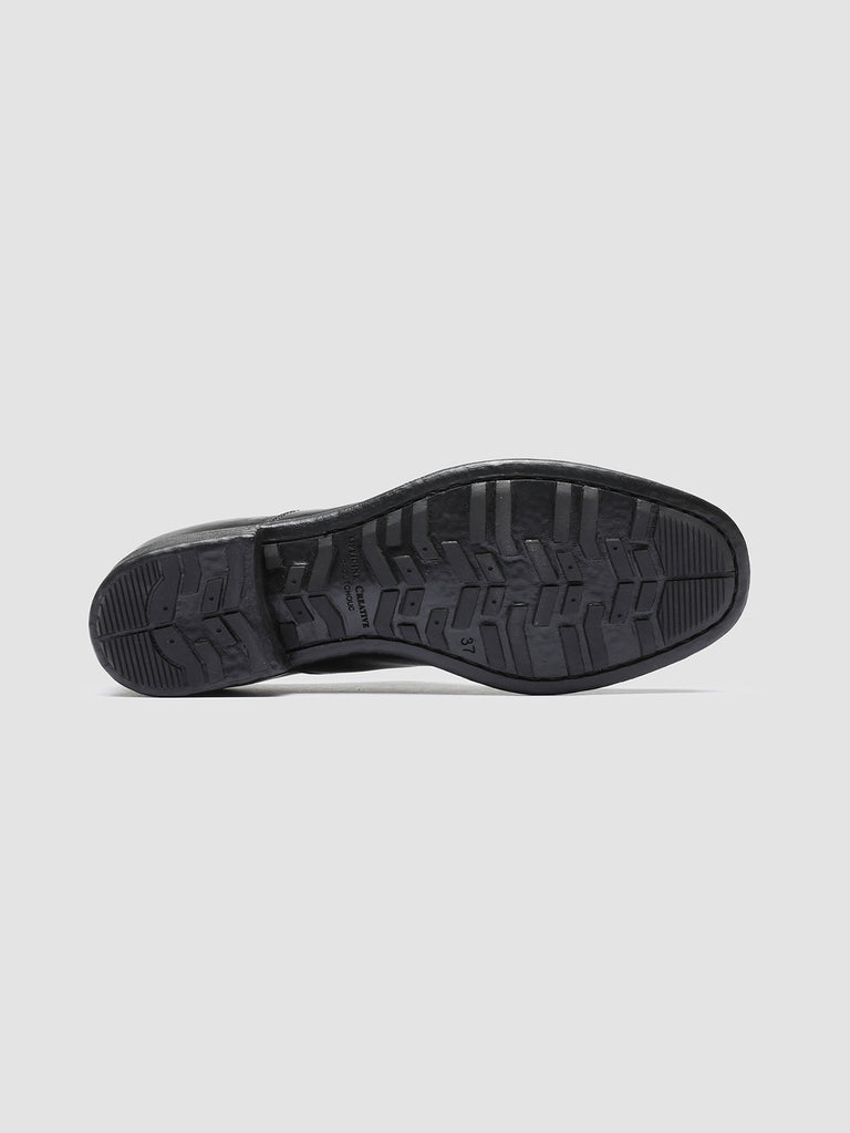 CALIXTE 003 - Black Leather Oxford Shoes Women Officine Creative - 5