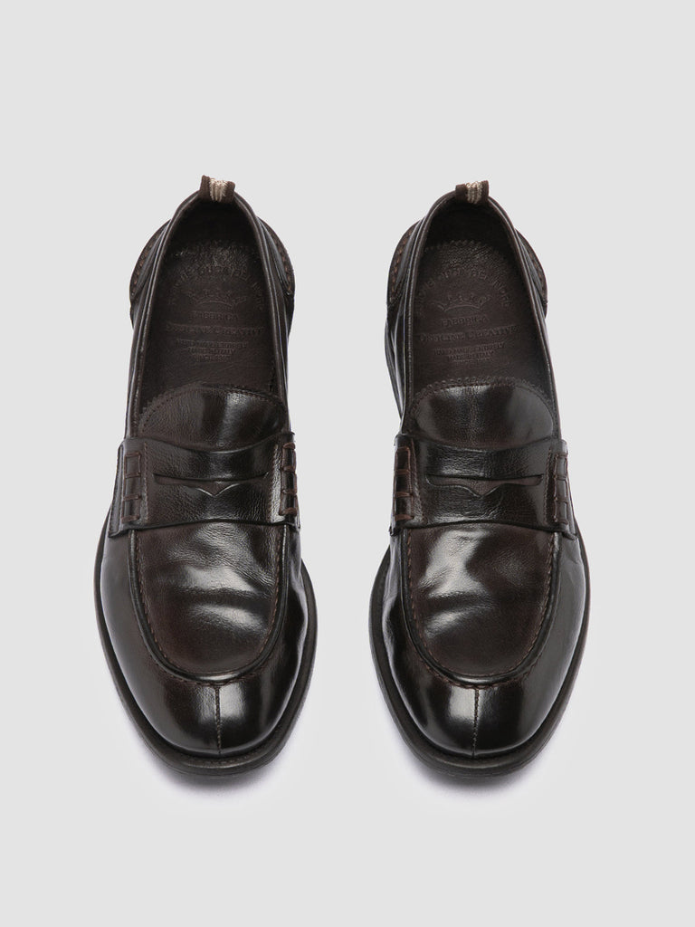 CHRONICLE 144 - Brown Leather Penny Loafers