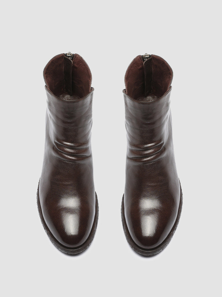 DENNER 100 - Brown Leather Ankle Boots