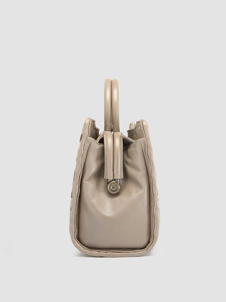 HELEN 025 - Taupe Leather Bag