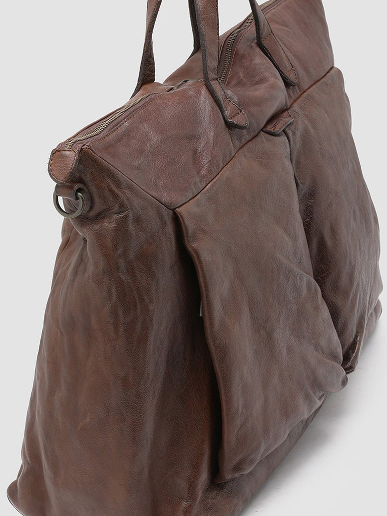 HELMET 26 - Brown Leather Tote Bag  Officine Creative - 2