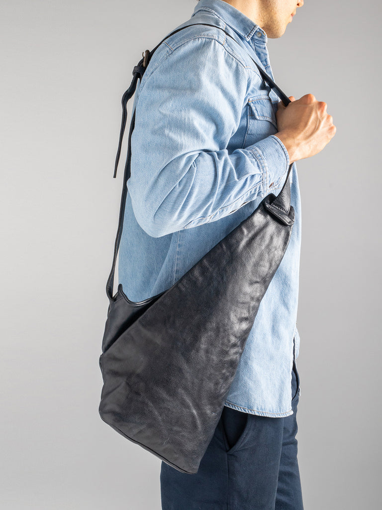 HELMET 30 - Black Leather Backpack  Officine Creative - 6