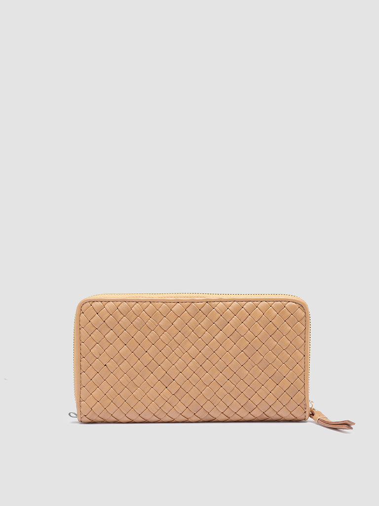 JULIET 101 - Taupe Leather wallet
