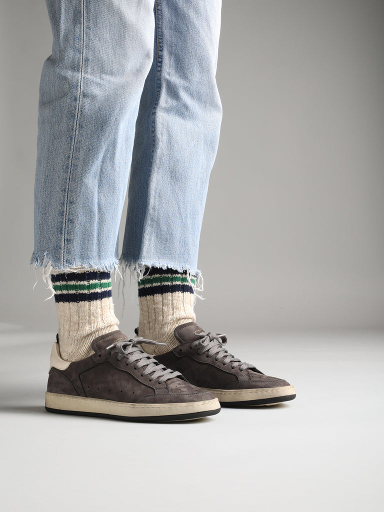 KAREEM 106 - Green Suede Sneakers