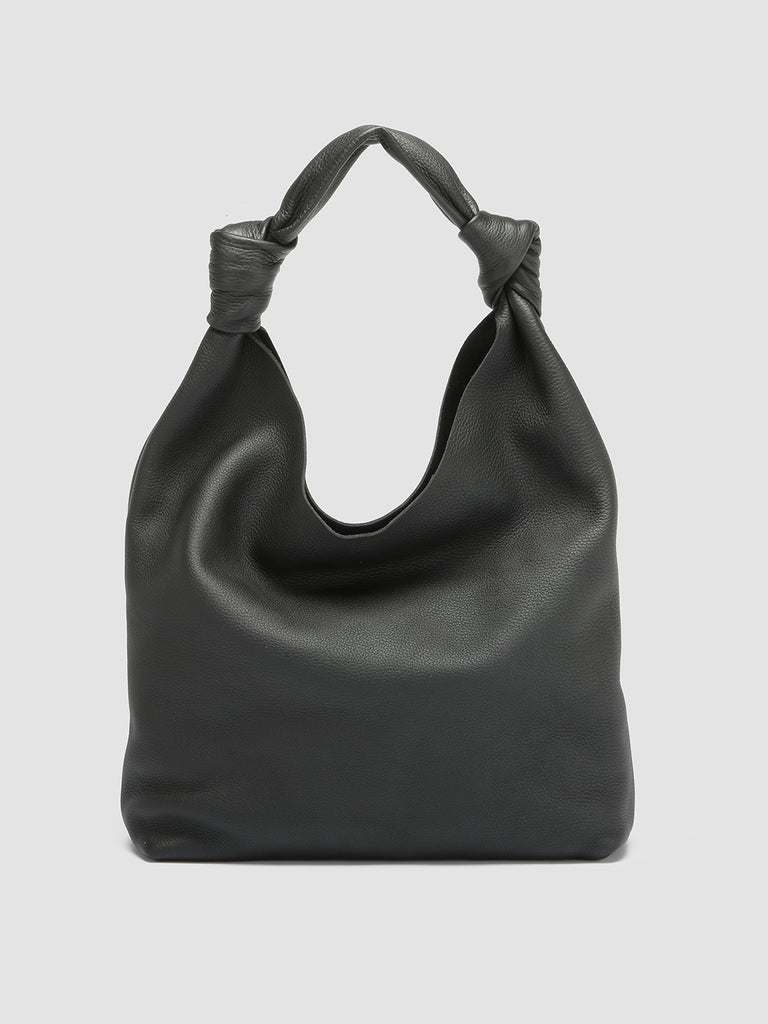BOLINA 15 - Black Leather Hobo Bag  Officine Creative - 1