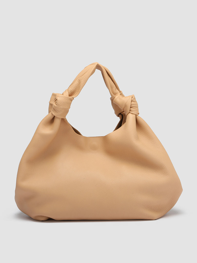 BOLINA 16 - Rose Leather Hobo Bag