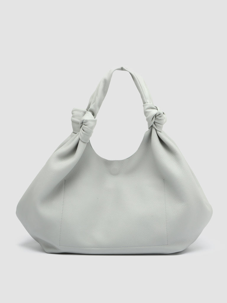 BOLINA 16 - Grey Leather Hobo Bag  Officine Creative - 4
